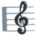 Musical Score Emoji Copy Paste ― 🎼 - messenger