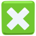 Cross Mark Button Emoji Copy Paste ― ❎ - messenger