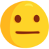 Neutral Face Emoji Copy Paste ― 😐 - messenger