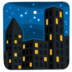 Night With Stars Emoji Copy Paste ― 🌃 - messenger