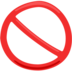 Prohibited Emoji Copy Paste ― 🚫 - messenger
