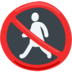 No Pedestrians Emoji Copy Paste ― 🚷 - messenger