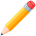 Pencil Emoji Copy Paste ― ✏️ - messenger