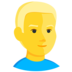 Person: Blond Hair Emoji Copy Paste ― 👱 - messenger