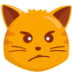 Pouting Cat Emoji Copy Paste ― 😾 - messenger
