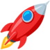 Rocket Emoji Copy Paste ― 🚀 - messenger