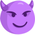 Smiling Face With Horns Emoji Copy Paste ― 😈 - messenger