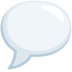 Speech Balloon Emoji Copy Paste ― 💬 - messenger