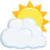 Sun Behind Cloud Emoji Copy Paste ― ⛅ - messenger