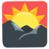 Sunrise Over Mountains Emoji Copy Paste ― 🌄 - messenger