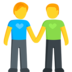 Men Holding Hands Emoji Copy Paste ― 👬 - messenger