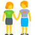 Women Holding Hands Emoji Copy Paste ― 👭 - messenger