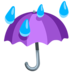Umbrella With Rain Drops Emoji Copy Paste ― ☔ - messenger