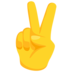 Victory Hand Emoji Copy Paste ― ✌️ - messenger