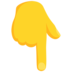Backhand Index Pointing Down Emoji Copy Paste ― 👇 - messenger