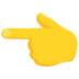 Backhand Index Pointing Left Emoji Copy Paste ― 👈 - messenger