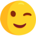 Winking Face Emoji Copy Paste ― 😉 - messenger