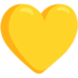 Yellow Heart Emoji Copy Paste ― 💛 - messenger