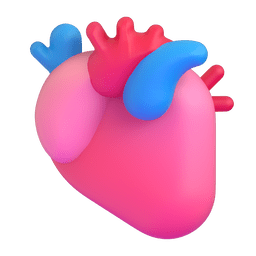 Anatomical Heart Emoji Copy Paste ― 🫀 - microsoft-teams-gifs