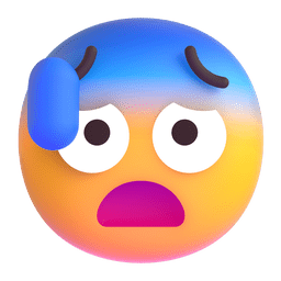 Anxious Face With Sweat Emoji Copy Paste ― 😰 - microsoft-teams-gifs