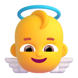 Baby Angel Emoji Copy Paste ― 👼 - microsoft-teams-gifs