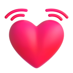 Beating Heart Emoji Copy Paste ― 💓 - microsoft-teams-gifs