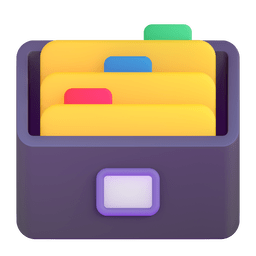 Card File Box Emoji Copy Paste ― 🗃️ - microsoft-teams-gifs