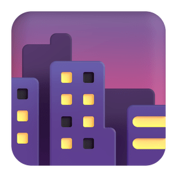Cityscape At Dusk Emoji Copy Paste ― 🌆 - microsoft-teams-gifs