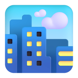 Cityscape Emoji Copy Paste ― 🏙️ - microsoft-teams-gifs