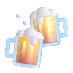 Clinking Beer Mugs Emoji Copy Paste ― 🍻 - microsoft-teams-gifs