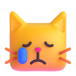 Crying Cat Emoji Copy Paste ― 😿 - microsoft-teams-gifs