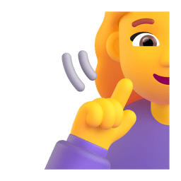 Deaf Woman Emoji Copy Paste ― 🧏‍♀ - microsoft-teams-gifs