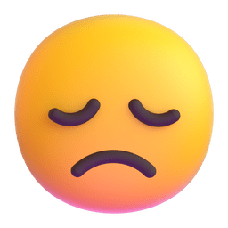 Disappointed Face Emoji Copy Paste ― 😞 - microsoft-teams-gifs