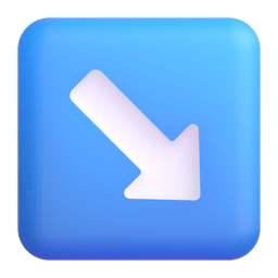 Down-right Arrow Emoji Copy Paste ― ↘️ - microsoft-teams-gifs