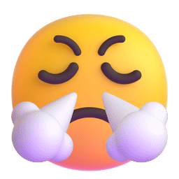 Face With Steam From Nose Emoji Copy Paste ― 😤 - microsoft-teams-gifs