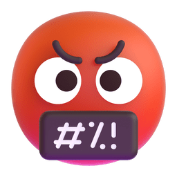 Face With Symbols On Mouth Emoji Copy Paste ― 🤬 - microsoft-teams-gifs