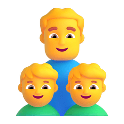 Family: Man, Boy, Boy Emoji Copy Paste ― 👨‍👦‍👦 - microsoft-teams-gifs