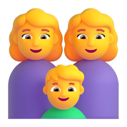 Family: Woman, Woman, Boy Emoji Copy Paste ― 👩‍👩‍👦 - microsoft-teams-gifs