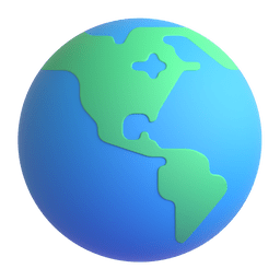 Globe Showing Americas Emoji Copy Paste ― 🌎 - microsoft-teams-gifs