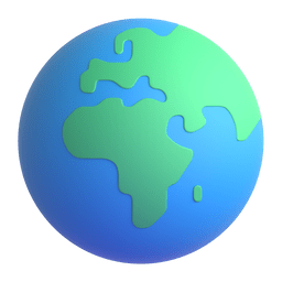 Globe Showing Europe-Africa Emoji Copy Paste ― 🌍 - microsoft-teams-gifs
