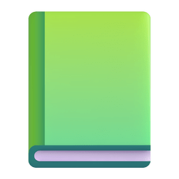 Green Book Emoji Copy Paste ― 📗 - microsoft-teams-gifs