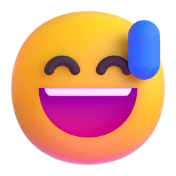 Grinning Face With Sweat Emoji Copy Paste ― 😅 - microsoft-teams-gifs