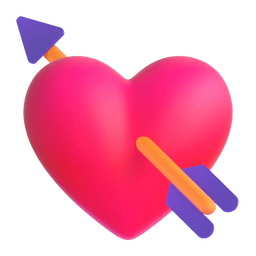 Heart With Arrow Emoji Copy Paste ― 💘 - microsoft-teams-gifs