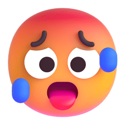 Hot Face Emoji Copy Paste ― 🥵 - microsoft-teams-gifs