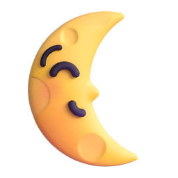 Last Quarter Moon Face Emoji Copy Paste ― 🌜 - microsoft-teams-gifs