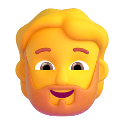 Man: Beard Emoji Copy Paste ― 🧔‍♂ - microsoft-teams-gifs