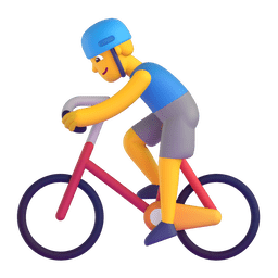 Man Biking Emoji Copy Paste ― 🚴‍♂ - microsoft-teams-gifs