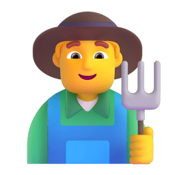 Man Farmer Emoji Copy Paste ― 👨‍🌾 - microsoft-teams-gifs