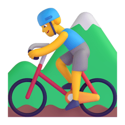 Man Mountain Biking Emoji Copy Paste ― 🚵‍♂ - microsoft-teams-gifs