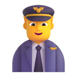 Man Pilot Emoji Copy Paste ― 👨‍✈ - microsoft-teams-gifs